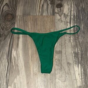 Volcom Simply Seamless Bikini Bottom Green XS NWOT